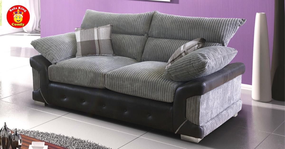 Talbot 3 Seater Sofa BlackGrey